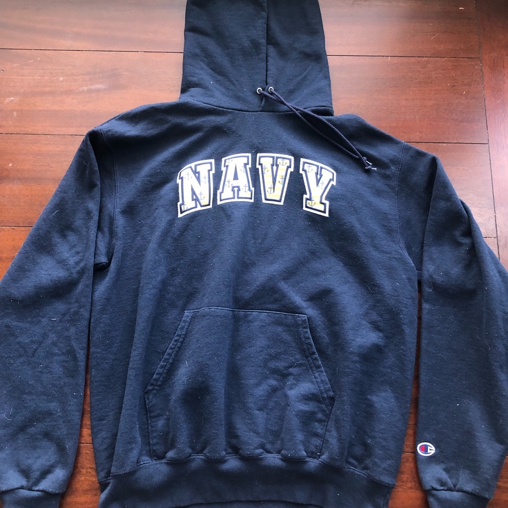 Navy hoodie